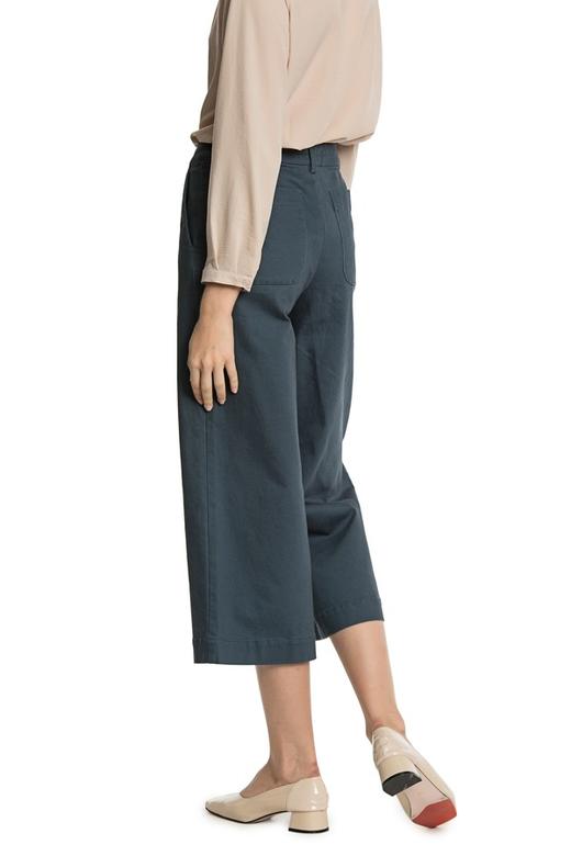 HAYES 蓝色高腰阔腿裤 3346 商品图3