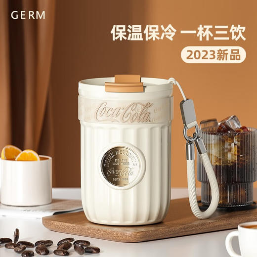 格沵（germ）咖啡杯可口可乐联名徽章保温400ML  AY 商品图4