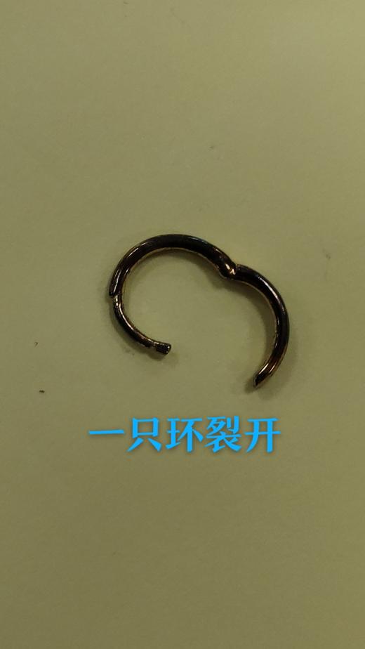 AE11749OXY9-1 不对称数字复古耳环女高级感耳坠银首饰品简约个性时尚耳圈 商品图3