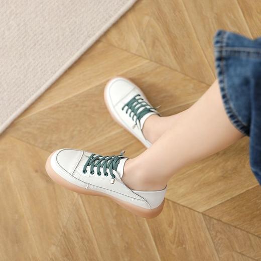 ZHR小白鞋女鞋软底不累脚一脚蹬女鞋子ins百搭平底单鞋女休闲 商品图5