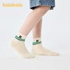 巴拉巴拉宝宝地板袜儿童保暖袜子秋冬男女童大童弹力毛圈袜三双装 商品缩略图2