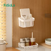 FaSoLa卫生间肥皂沥水收纳盒免打孔壁挂收纳篮家用水槽海绵沥水架 商品缩略图3