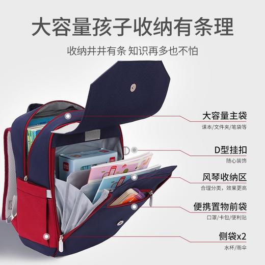 彩虹女孩小学生书包2023新款男生护脊减负一二三年级儿童双肩包 商品图2