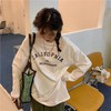 【字母印花纯棉T恤】秋冬韩版印花纯棉打底衫   100%纯棉面料 商品缩略图1