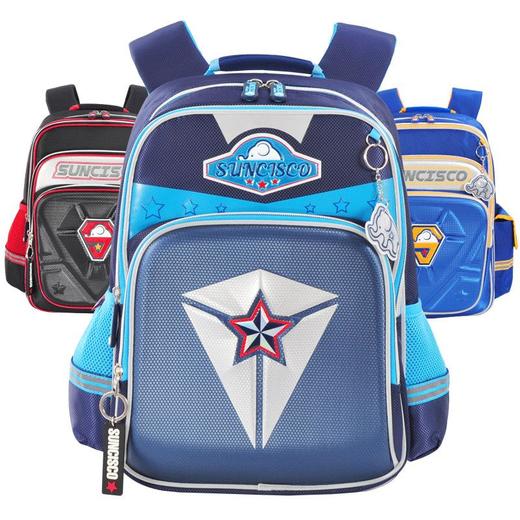 小学生书包男款新仕高品牌包1-5年级双肩包减负护脊儿童背包 商品图4