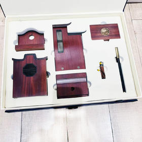 酸枝办公用品7件套