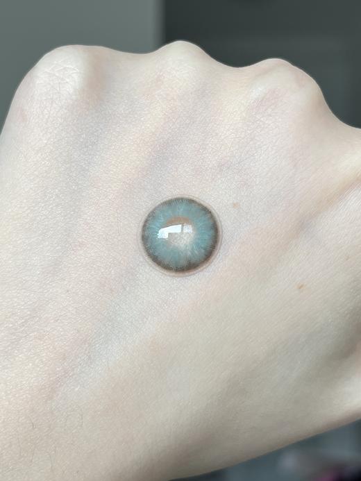 HUOHUOCON 吉吉青灰 日抛 十片 14.2mm 参考着色 13.5mm 基弧 8.5 含水 50% 新锐国货 商品图3