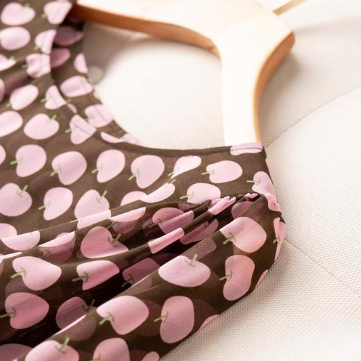 2023夏季新款雪纺衫短袖衬衫女大码T恤圆领小衫洋气5022 商品图3