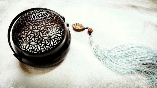 菊斋雅制•流苏提篮紫铜手炉 商品图7