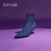 Dfuse迪芙斯秋款尖头细跟高跟弹力短靴瘦瘦靴DF34116077 商品缩略图10