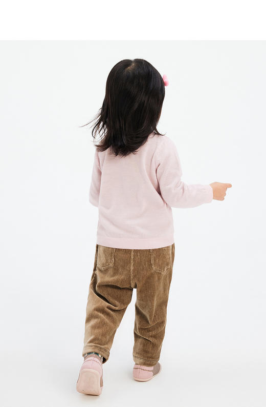 jnby  23年秋款   蝴蝶软糯撞色长袖套头毛衫  YN9310050 商品图4