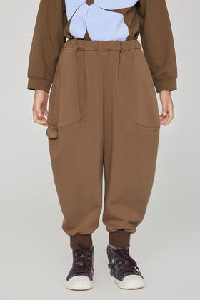 jnby   23年秋款    毛圈布束脚长裤 1N9E12630