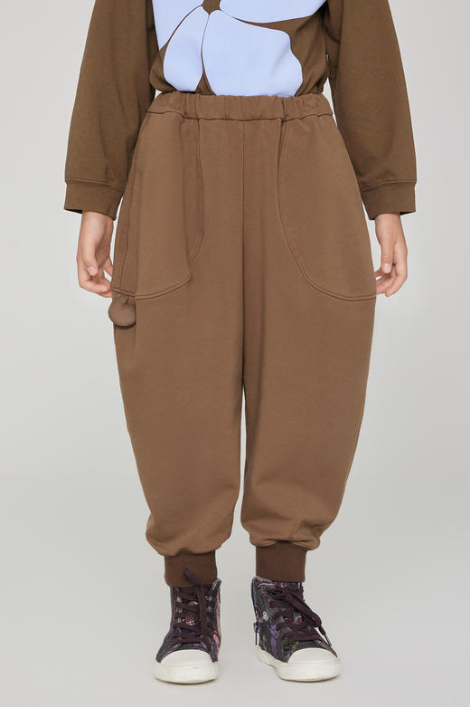 jnby   23年秋款    毛圈布束脚长裤 1N9E12630 商品图0