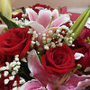 【珍藏爱意】香水百合➕21朵红玫瑰精品大花束 商品缩略图1