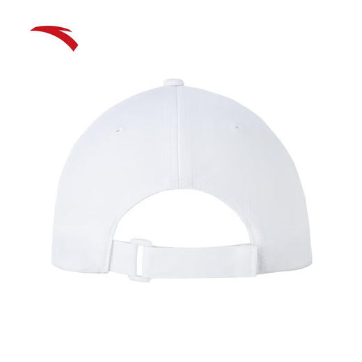 安踏（ANTA）运动鸭舌帽子男女户外棒球帽宽檐遮阳防晒大头围帽子192357251 纯净白-4 M 商品图2