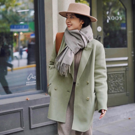 澳洲 AUChris 经典披肩围脖 纯色百搭 保暖羊毛混纺 13色可选 190*63cm 商品图3