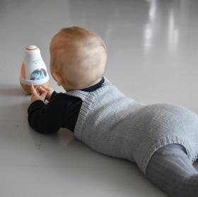 法国djeco小鸟波利木制儿童不倒翁婴儿宝宝逗乐安抚6-12个月玩具