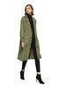 LNNNS 抽绳收腰军绿色长外套 7753 商品缩略图0