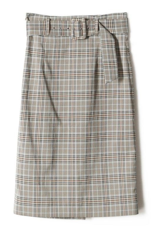 AVA 复古格纹束腰套装 3457 商品图6