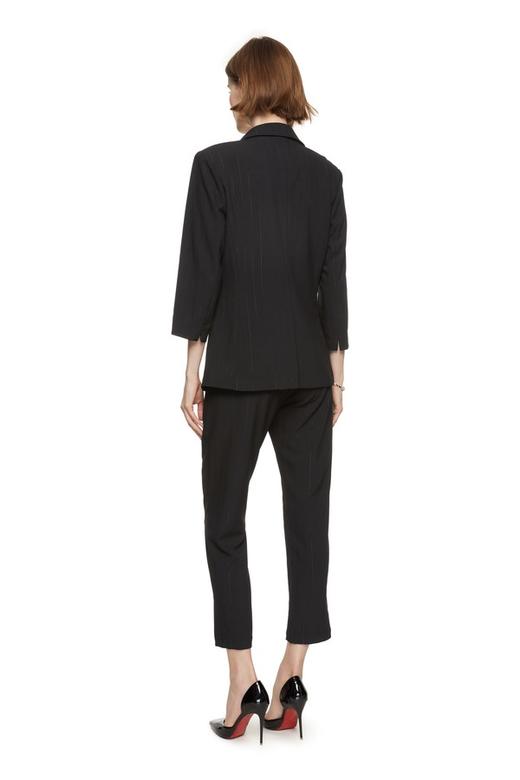 OCTAVIA 亮线饰黑色西装套装 7643 商品图2