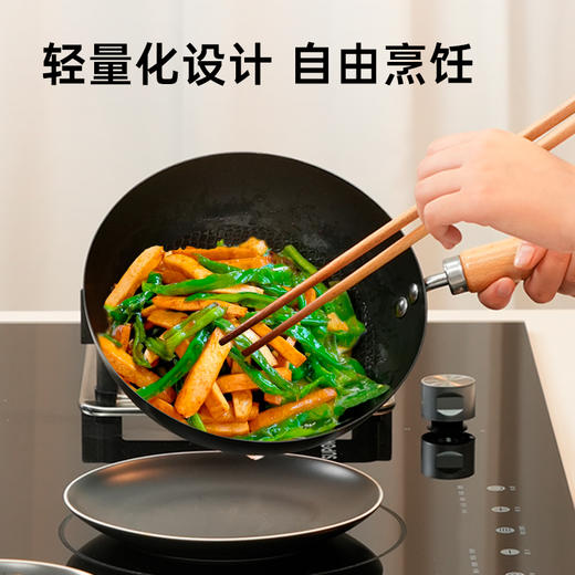 多功能小铁锅 | 20cm/22cm口径（含锅盖）7cm深度 煲汤熬粥煮面 电磁炉燃气灶通用 觅所 商品图4