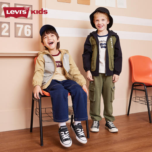 LEVIS 秋 大童小童 儿童童装风衣 LVB-MW-J931 商品图3