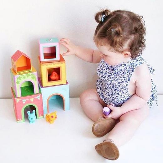 djeco叠叠杯农场动物数字套盒层层叠早教叠叠乐1-2岁叠高玩具益智 商品图10