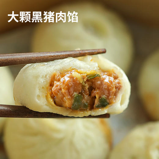 【代发】下厨房小笼包黑猪鲜肉老面小笼包嵊州小笼包早餐半成品速冻面点135g/袋（5个） 商品图3