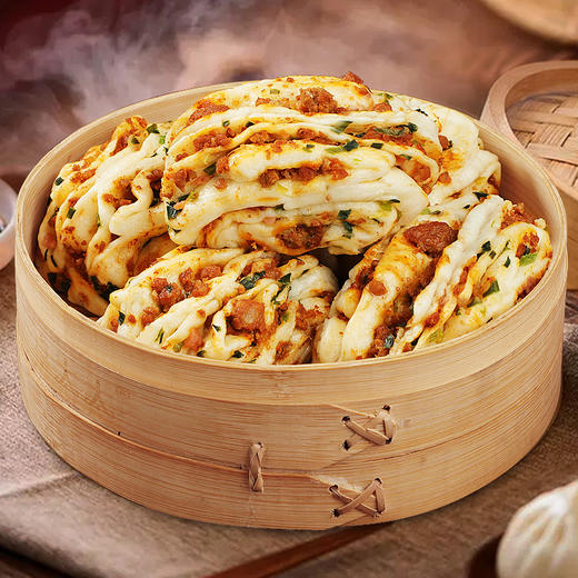 香辣肉花卷馒头速食早餐半成品480g*2袋 商品图3
