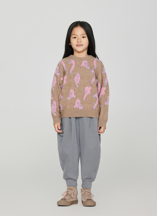 jnby   23年秋款    毛圈布束脚长裤 1N9E12630 商品图11