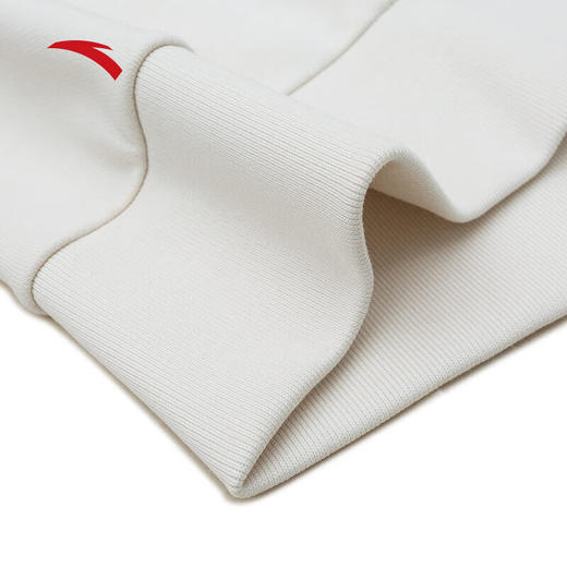 安踏运动风抽绳连帽卫衣女2023秋季针织长袖套头衫上衣162338708 商品图8