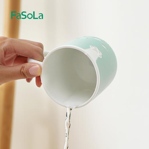 FaSoLa牙刷杯家用防摔漱口杯男孩女孩情侣可爱创意儿童洗漱牙缸 商品图8