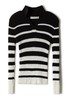 SUMMER & SAGE 黑白条纹小V领毛衫 7812 商品缩略图4