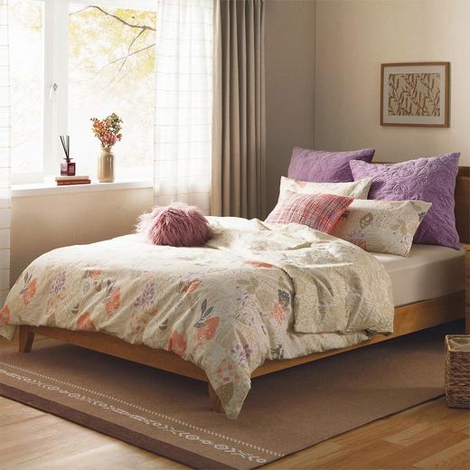 床笠 帕莱特 全棉浅咖 特大双人 商品图0