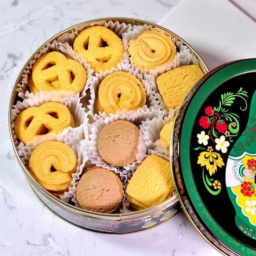 【中欧班列精选】WWJ俄罗斯套娃曲奇饼干 铁盒礼盒装400g/盒 随机发 商品图2