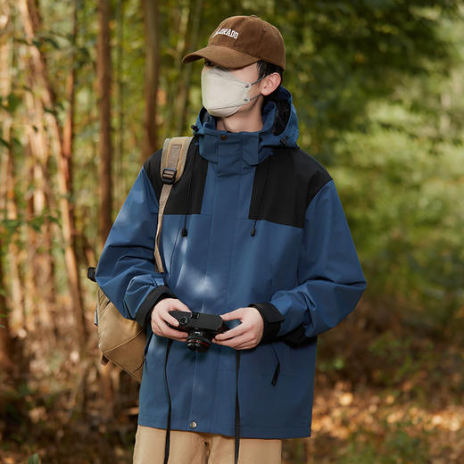 【反季清仓 千元品质】北*面同款男女三防冲锋衣 科技拒水面料聚热保暖防水/防污/防风 商品图4