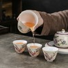成艺陶瓷掐丝牡丹珐琅彩盖碗侧把壶功夫茶具套装家用办公送礼高档 商品缩略图6