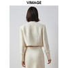 VIMAGE纬漫纪秋季新款时尚气质小香风短外套V2003614 商品缩略图4