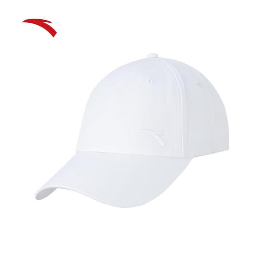 安踏（ANTA）运动鸭舌帽子男女户外棒球帽宽檐遮阳防晒大头围帽子192357251 纯净白-4 M 商品图1