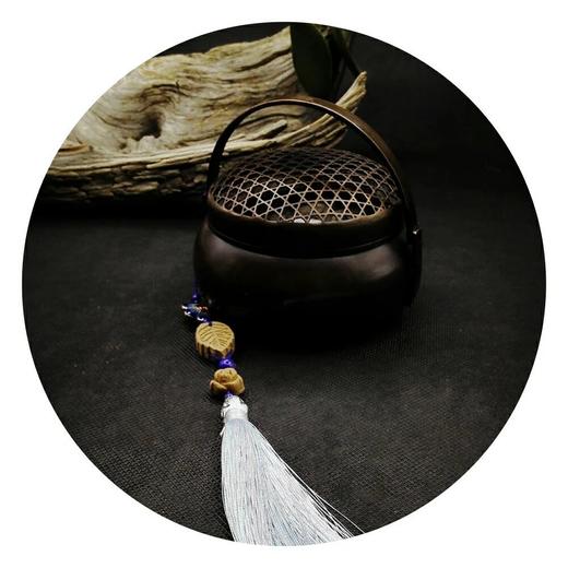 菊斋雅制•流苏提篮紫铜手炉 商品图10