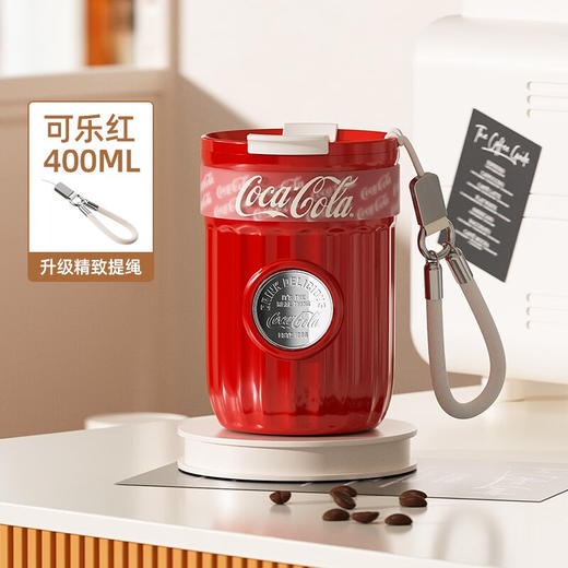 格沵（germ）咖啡杯可口可乐联名徽章保温400ML  AY 商品图2