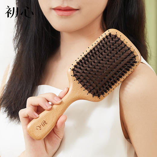 初心| 猪鬃榉木按摩梳 商品图4
