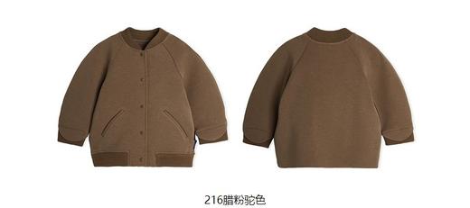 jnby  23年秋款  空气层棒球开襟卫衣  YN9610440 商品图6