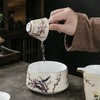 成艺陶瓷掐丝牡丹珐琅彩盖碗侧把壶功夫茶具套装家用办公送礼高档 商品缩略图3