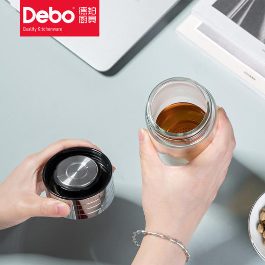 Debo德铂阿隆索磁吸玻璃杯办公杯 商品图3