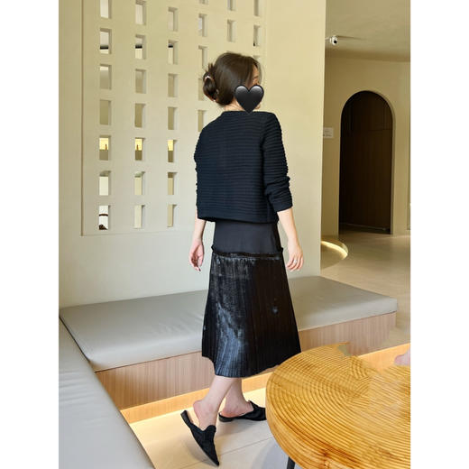 25特价 2308405   镜面百褶拼接半裙 商品图9