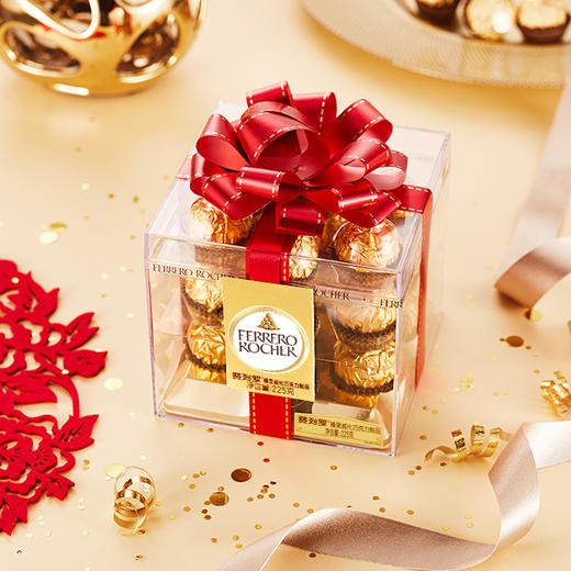 费列罗榛果威化巧克力18粒方形礼盒装 商品图1