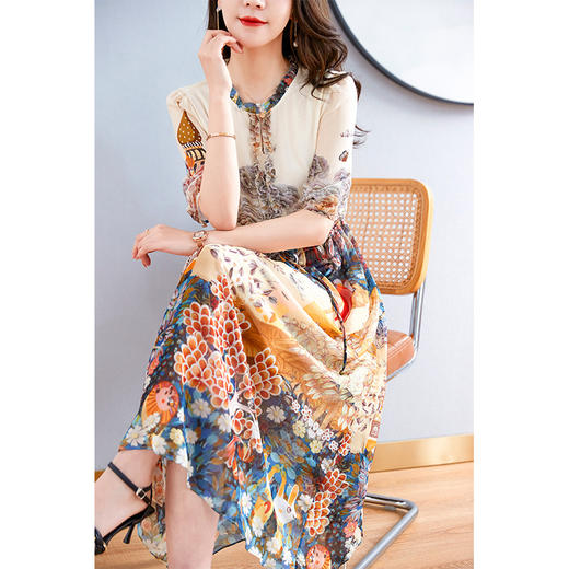 夏季新款，真丝桑蚕丝连衣裙SM82299075 商品图0