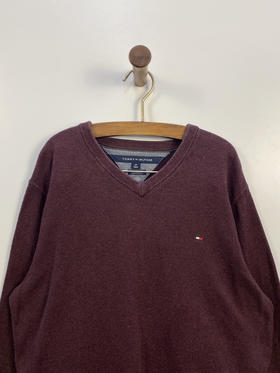 Y2K Vintaget Tommy Hilfiger 针织毛衣 _SWT(S)