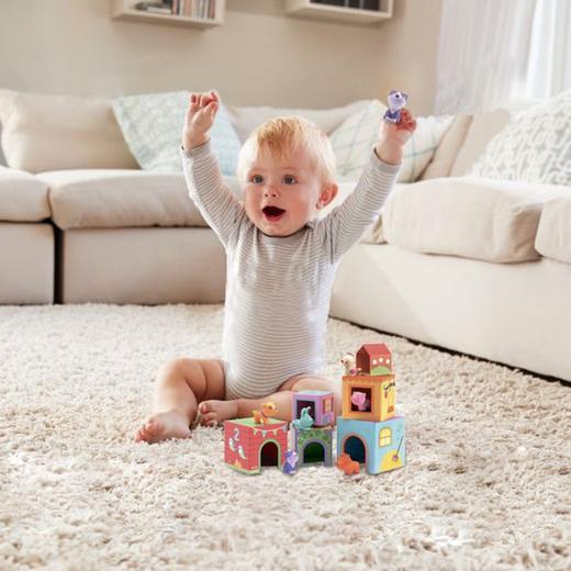 djeco叠叠杯农场动物数字套盒层层叠早教叠叠乐1-2岁叠高玩具益智 商品图5